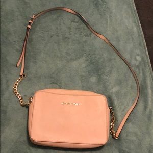 Light pink Michael Kors side purse